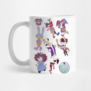 the amazing digital circus characters collection Mug